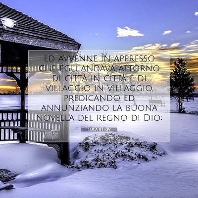 Luca 8:1 RIV Immagine del Versetto della Bibbia