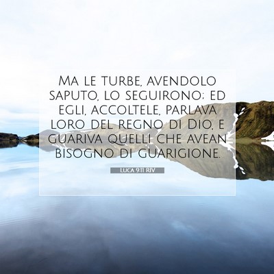 Luca 9:11 Versetto della Bibbia Spiegato