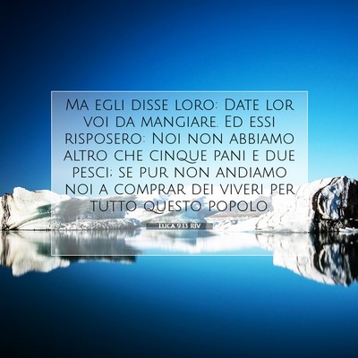 Luca 9:13 Versetto della Bibbia Spiegato