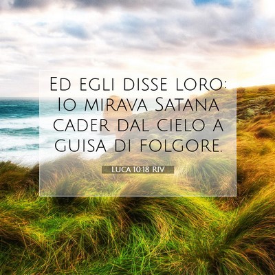 Luca 10:18 Versetto della Bibbia Spiegato