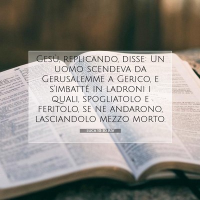 Luca 10:30 Versetto della Bibbia Spiegato