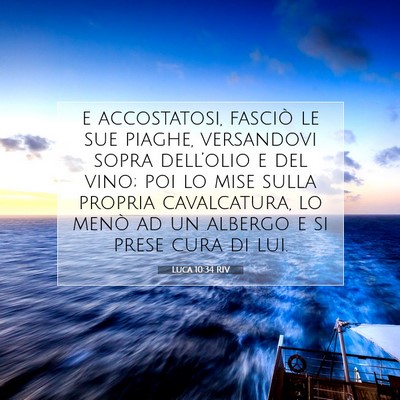 Luca 10:34 Versetto della Bibbia Spiegato