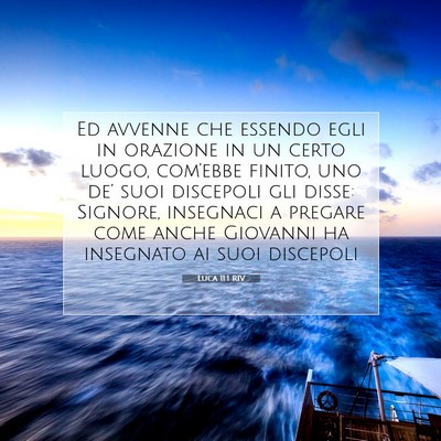 Luca 11:1 Versetto della Bibbia Spiegato
