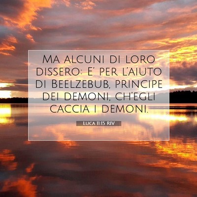Luca 11:15 RIV Immagine del Versetto della Bibbia