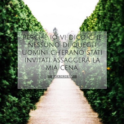 Luca 14:24 Versetto della Bibbia Spiegato