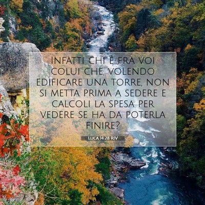 Luca 14:28 Versetto della Bibbia Spiegato