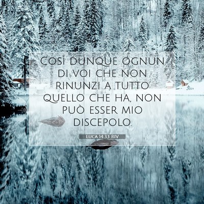 Luca 14:33 Versetto della Bibbia Spiegato