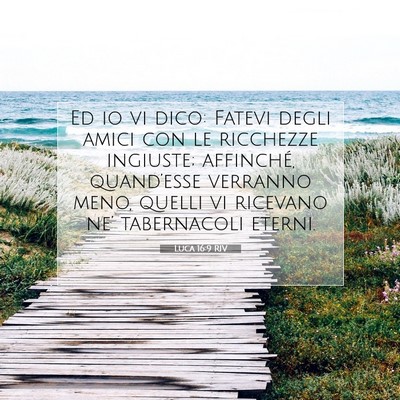 Luca 16:9 Versetto della Bibbia Spiegato