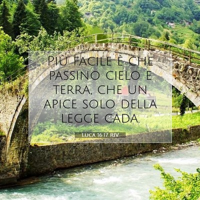 Luca 16:17 Versetto della Bibbia Spiegato