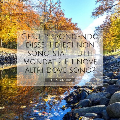Luca 17:17 RIV Immagine del Versetto della Bibbia
