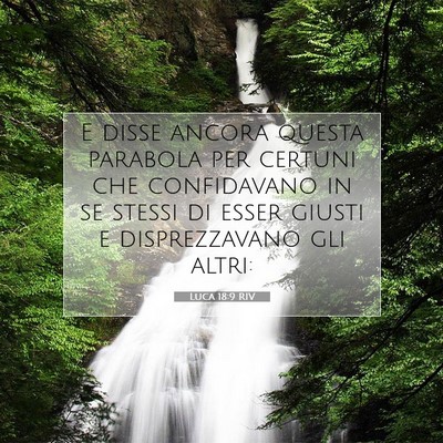 Luca 18:9 Versetto della Bibbia Spiegato