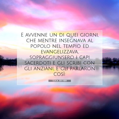Luca 20:1 Versetto della Bibbia Spiegato