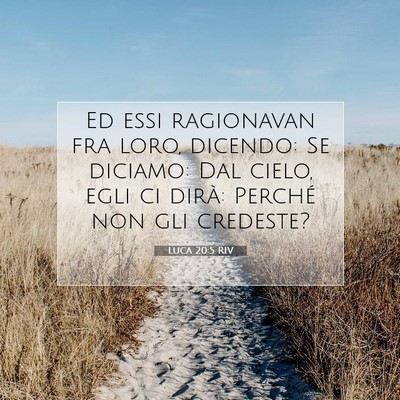 Luca 20:5 Versetto della Bibbia Spiegato
