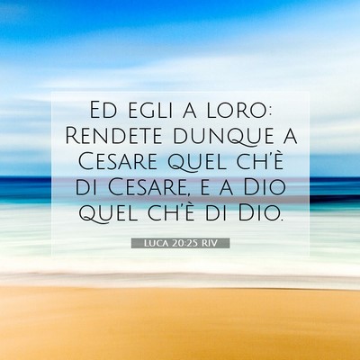 Luca 20:25 Versetto della Bibbia Spiegato