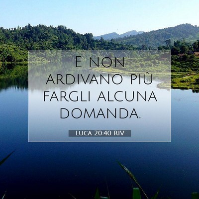 Luca 20:40 Versetto della Bibbia Spiegato