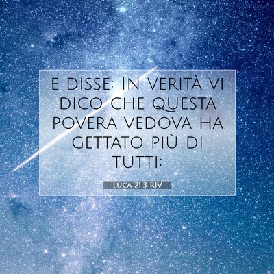 Luca 21:3 Versetto della Bibbia Spiegato