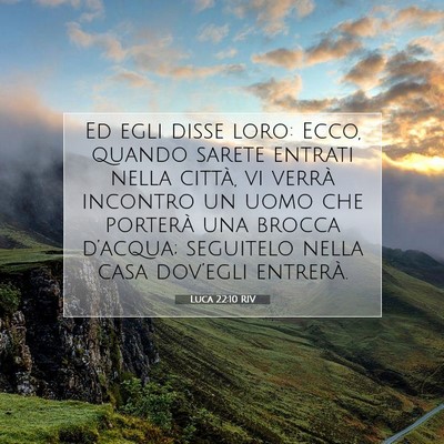 Luca 22:10 Versetto della Bibbia Spiegato
