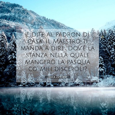 Luca 22:11 Versetto della Bibbia Spiegato