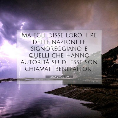 Luca 22:25 RIV Immagine del Versetto della Bibbia