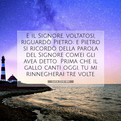Luca 22:61 Versetto della Bibbia Spiegato