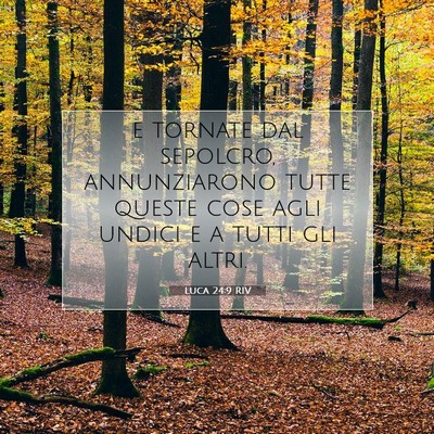 Luca 24:9 Versetto della Bibbia Spiegato