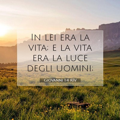 Giovanni 1:4 Versetto della Bibbia Spiegato