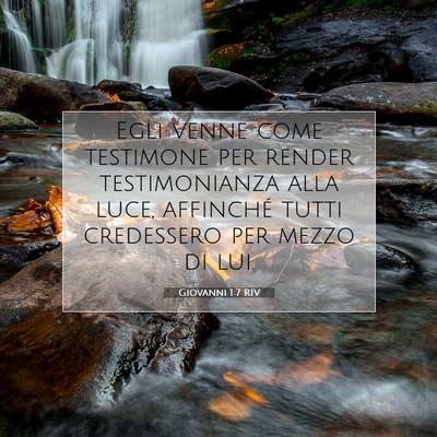 Giovanni 1:7 Versetto della Bibbia Spiegato