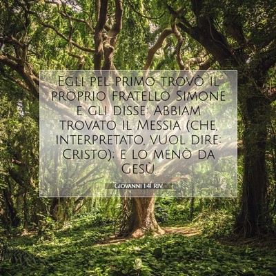Giovanni 1:41 Versetto della Bibbia Spiegato