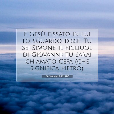 Giovanni 1:42 Versetto della Bibbia Spiegato