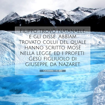 Giovanni 1:45 Versetto della Bibbia Spiegato