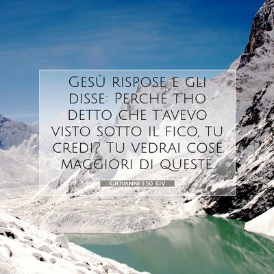 Giovanni 1:50 Versetto della Bibbia Spiegato