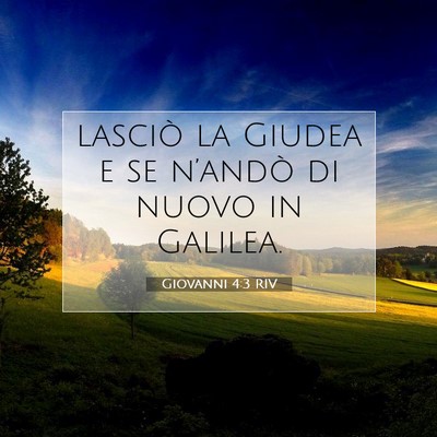 Giovanni 4:3 RIV Immagine del Versetto della Bibbia