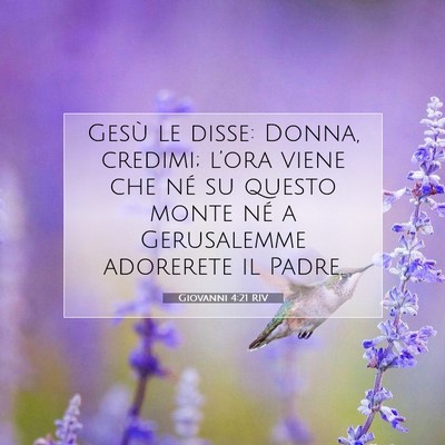 Giovanni 4:21 RIV Immagine del Versetto della Bibbia