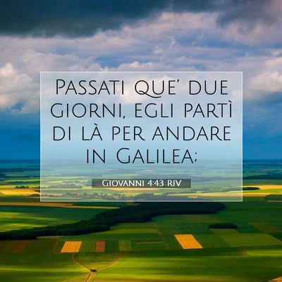 Giovanni 4:43 Versetto della Bibbia Spiegato