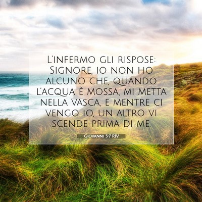 Giovanni 5:7 Versetto della Bibbia Spiegato