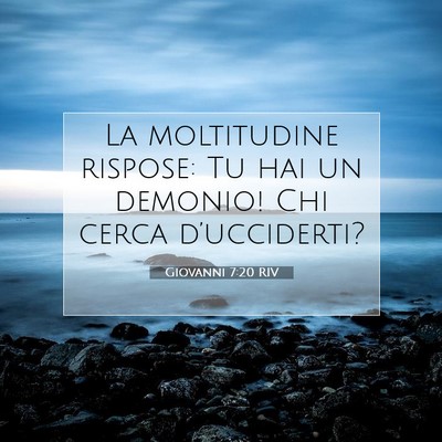 Giovanni 7:20 RIV Immagine del Versetto della Bibbia