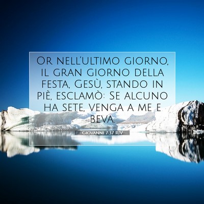 Giovanni 7:37 RIV Immagine del Versetto della Bibbia