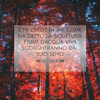 Giovanni 7:38 Versetto della Bibbia Spiegato