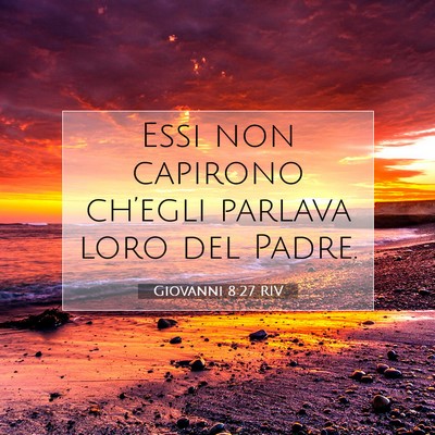 Giovanni 8:27 Versetto della Bibbia Spiegato