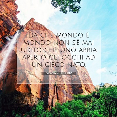 Giovanni 9:32 Versetto della Bibbia Spiegato