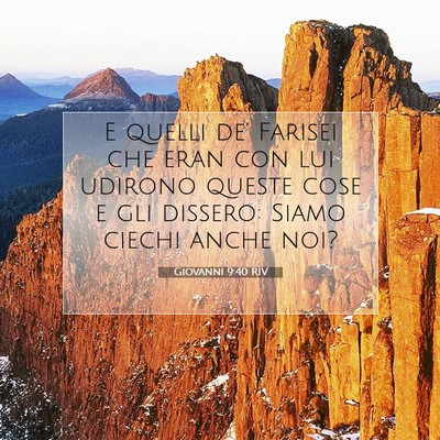 Giovanni 9:40 RIV Immagine del Versetto della Bibbia