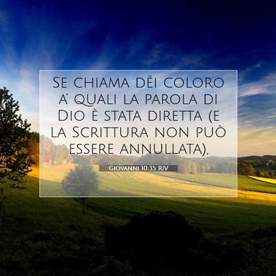 Giovanni 10:35 RIV Immagine del Versetto della Bibbia