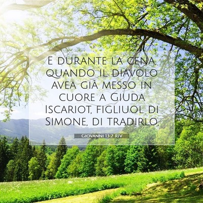 Giovanni 13:2 Versetto della Bibbia Spiegato