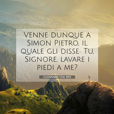 Giovanni 13:6 Versetto della Bibbia Spiegato
