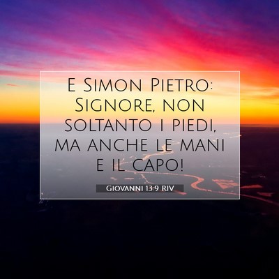 Giovanni 13:9 Versetto della Bibbia Spiegato