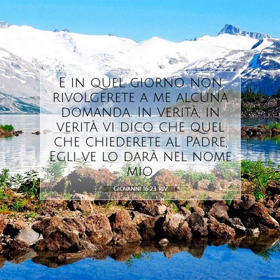 Giovanni 16:23 RIV Immagine del Versetto della Bibbia
