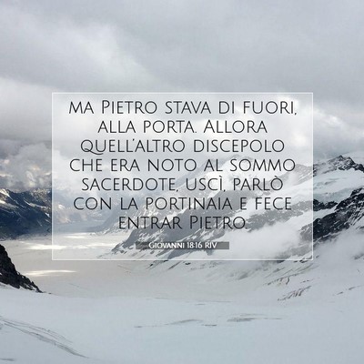 Giovanni 18:16 Versetto della Bibbia Spiegato