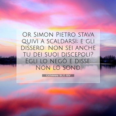 Giovanni 18:25 Versetto della Bibbia Spiegato