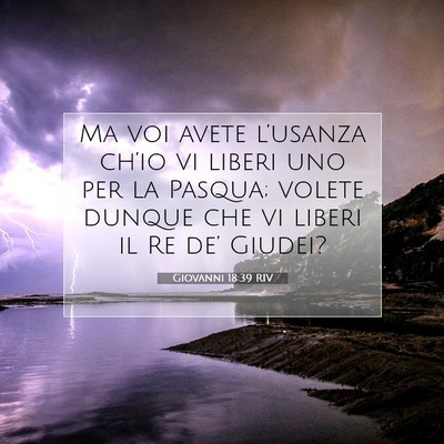 Giovanni 18:39 Versetto della Bibbia Spiegato