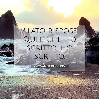 Giovanni 19:22 Versetto della Bibbia Spiegato